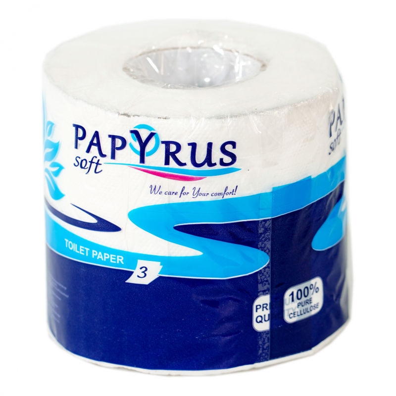 Թուղթ Զուգարանի Papirus 1հտ 3շերտ