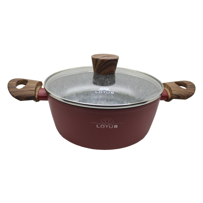 Կաթսա Lotus RD-1022 Casserole Ալյումին/Գրանիտ 22սմ