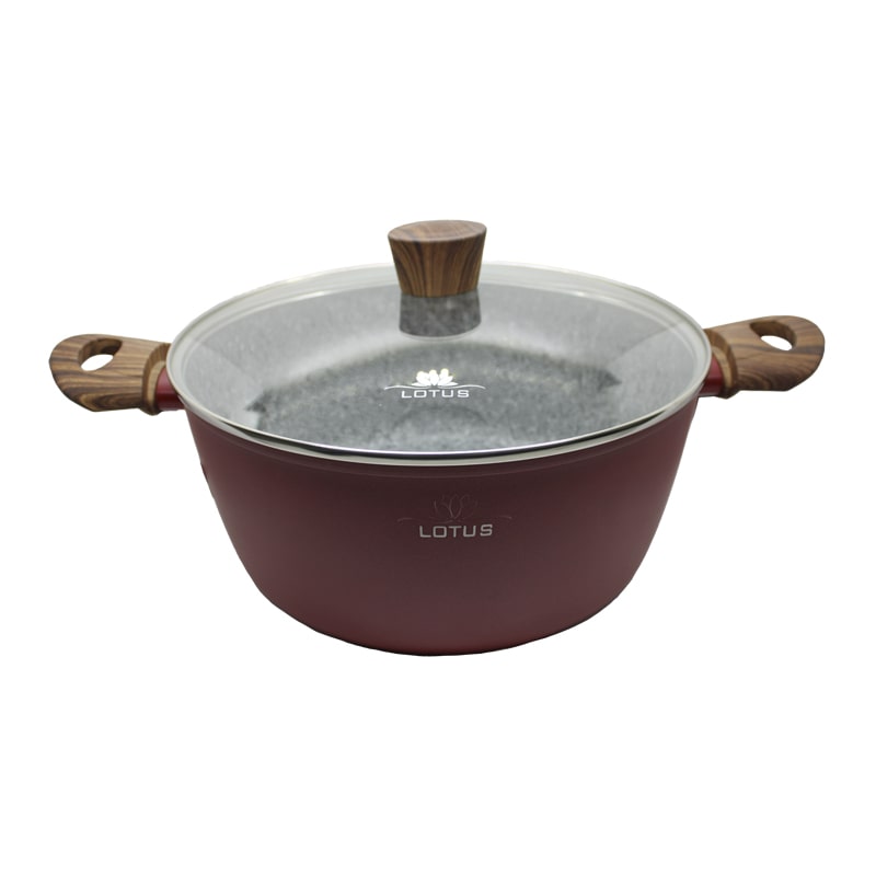 Կաթսա Lotus RD-1028 Casserole Ալյումին/Գրանիտ 28սմ