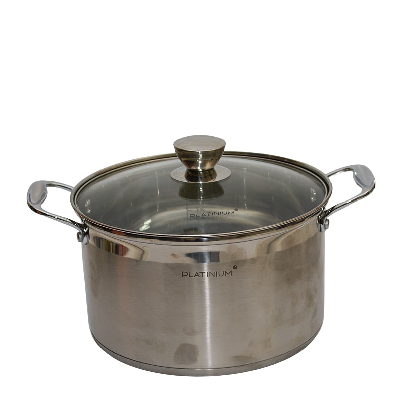Կաթսա Platinium չժանգոտվող մետաղ 24x14.5սմ 5լ
