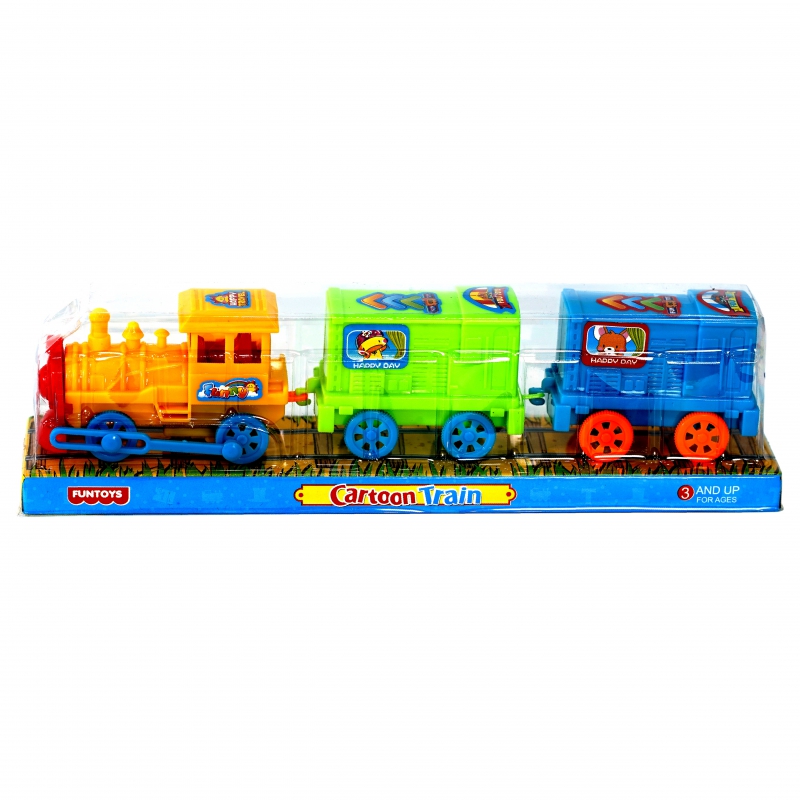 Գնացք Cartoon Train 216116063 4*288 3կտ