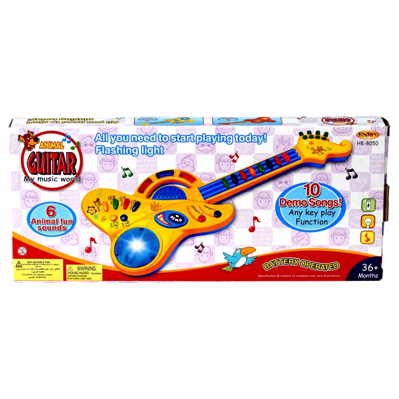 Խաղ Կիթառ ANIMAL YQ1105008 10 Երգ Մարտկոց