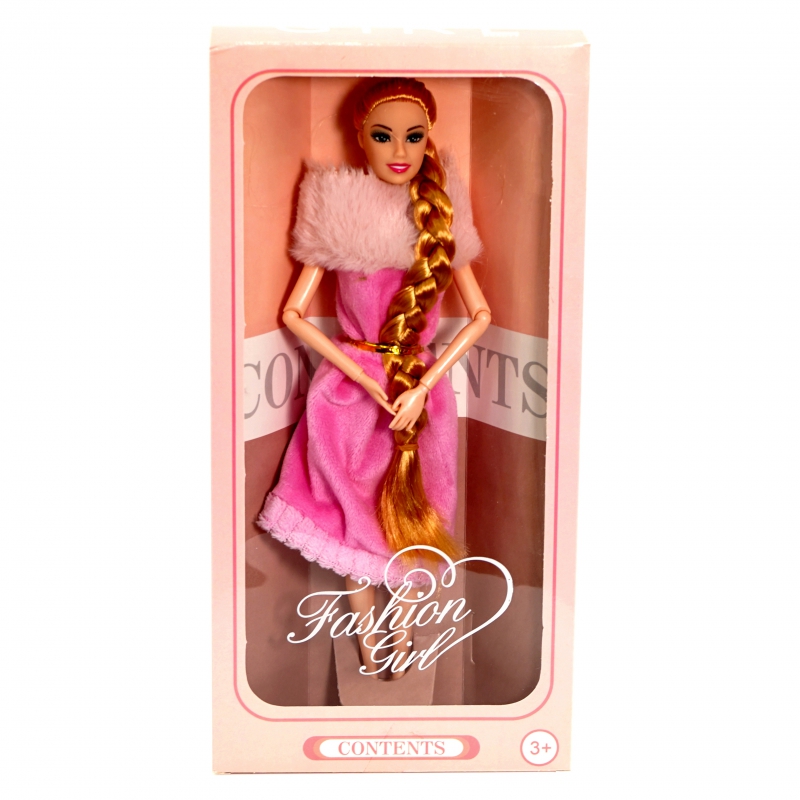 Տիկնիկ Fashion Girl AH-6437 Շորով Երկար Հյուսով
