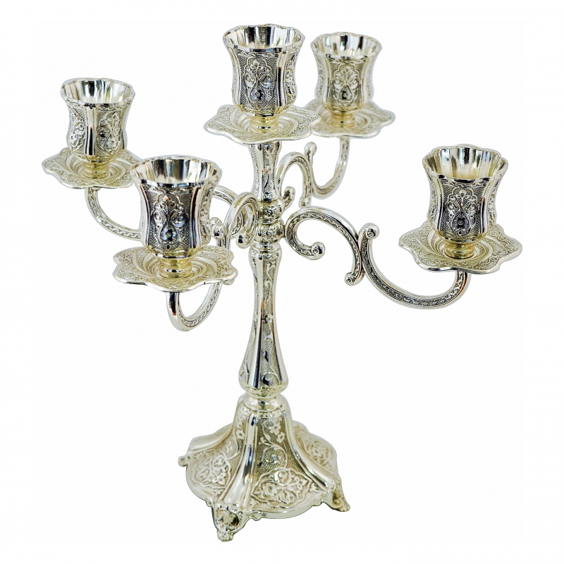 Մոմակալ Մելխյոր 5տեղ Արծ/գ Orchid TA-2228
