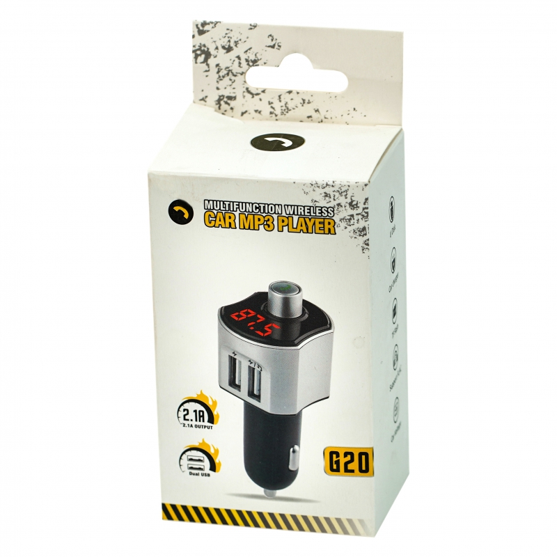 Մոդուլյատոր G20 2USB 2.1A Car MP3 Player
