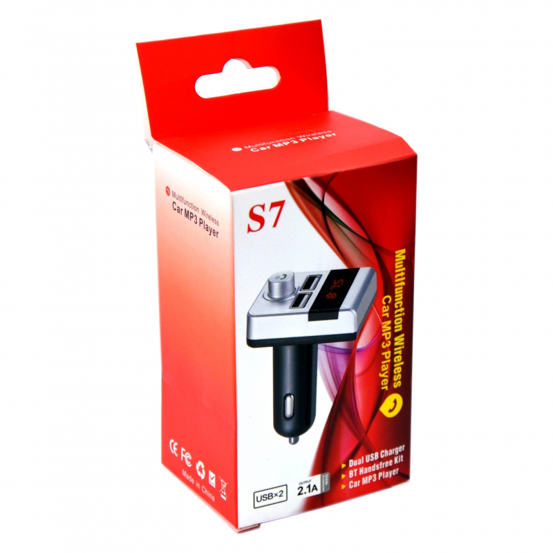 Մոդուլյատոր S7 2USB 2.1A Car MP3 Player