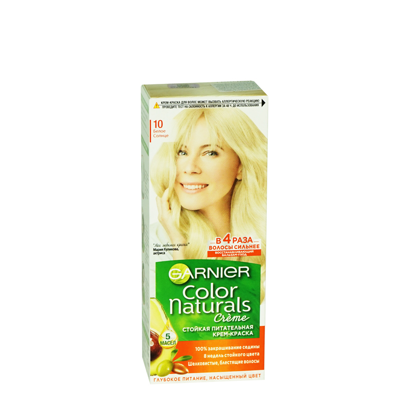 Մազի ներկ Garnier Color Naturals «10 սպիտակ արև» 110մլ