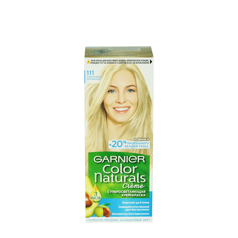 Մազի ներկ Garnier Color Naturals «111 սուպեր պայծառ պլատինե շեկ» 110մլ