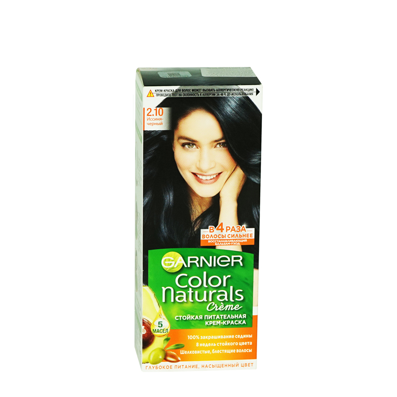 Մազի ներկ Garnier Color Naturals «2.10 կապտավուն սև» 110մլ
