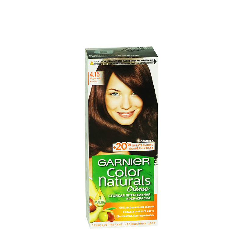 Մազի ներկ Garnier Color Naturals «4.15 սառը շագանակ» 110մլ