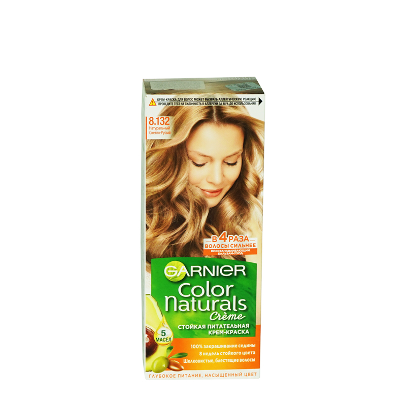 Մազի ներկ Garnier Color Naturals «8.132 բնական բաց շեկ» 110մլ