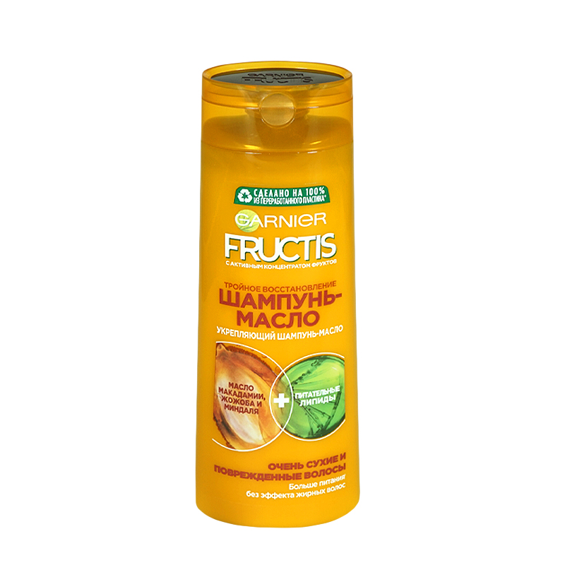 Խոնավեցնող շամպուն–յուղ Garnier Fructis «Եռակրի վերականգնում» 400մլ