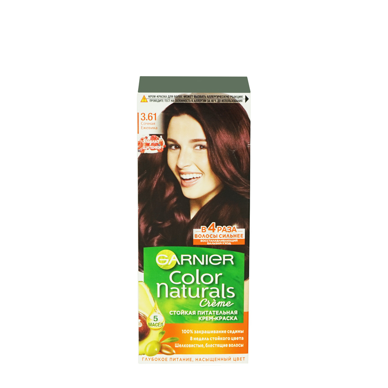 Մազի ներկ Garnier Color Naturals «3.61 հյութալի մոշ» 110մլ