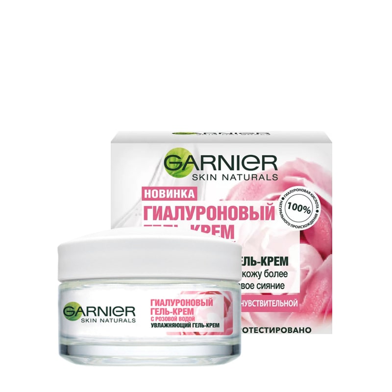 Դեմքի գել-կրեմ Garnier Гиалуроновый վարդաջրով 50մլ