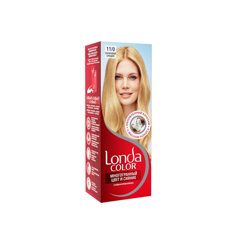 Մազի ներկ Londa «11/0 պլատինե շեկ» 110մլ
