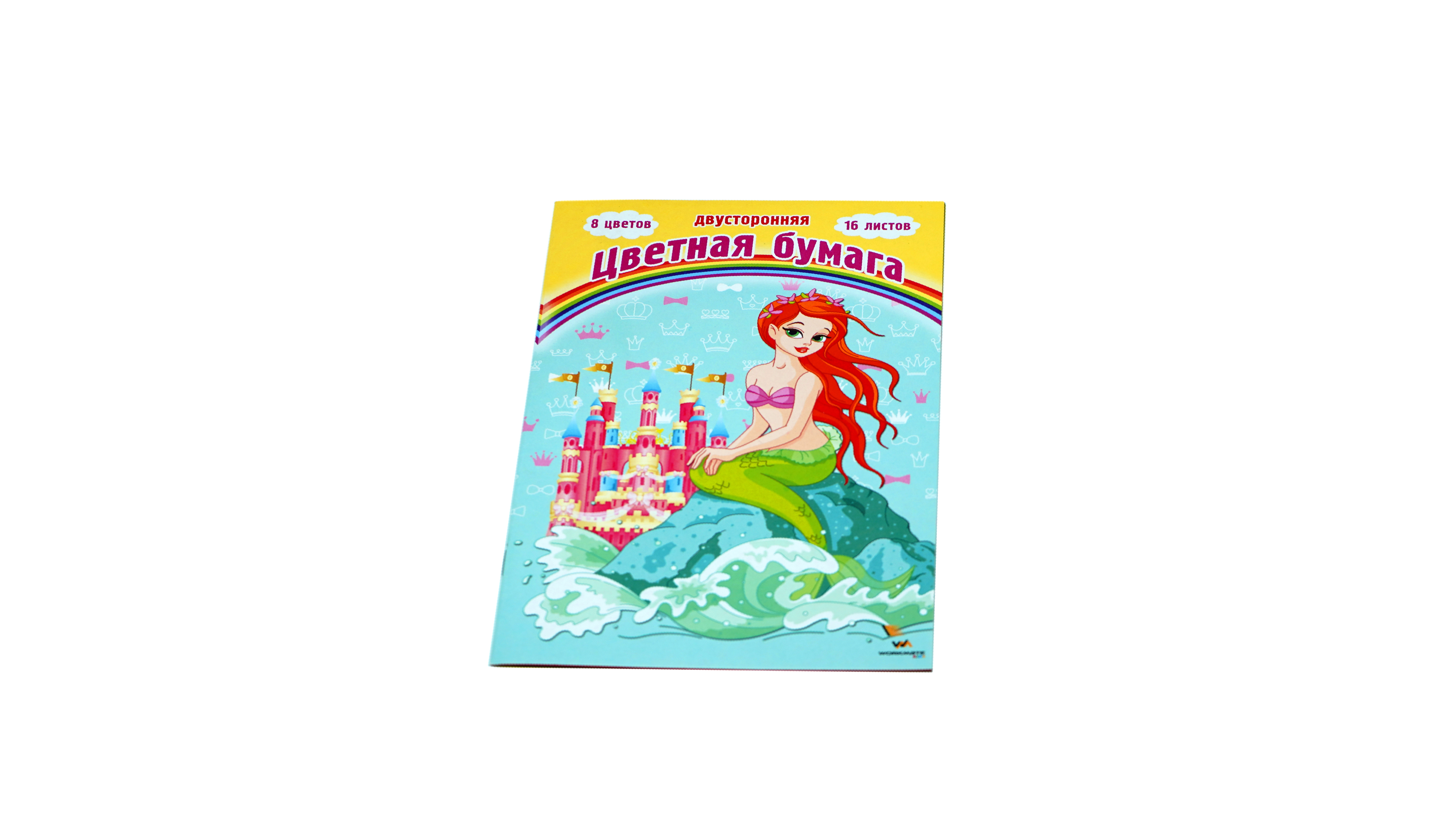 Թուղթ Գունավոր Workmate Երկկողմ 16թ 8գ 15000