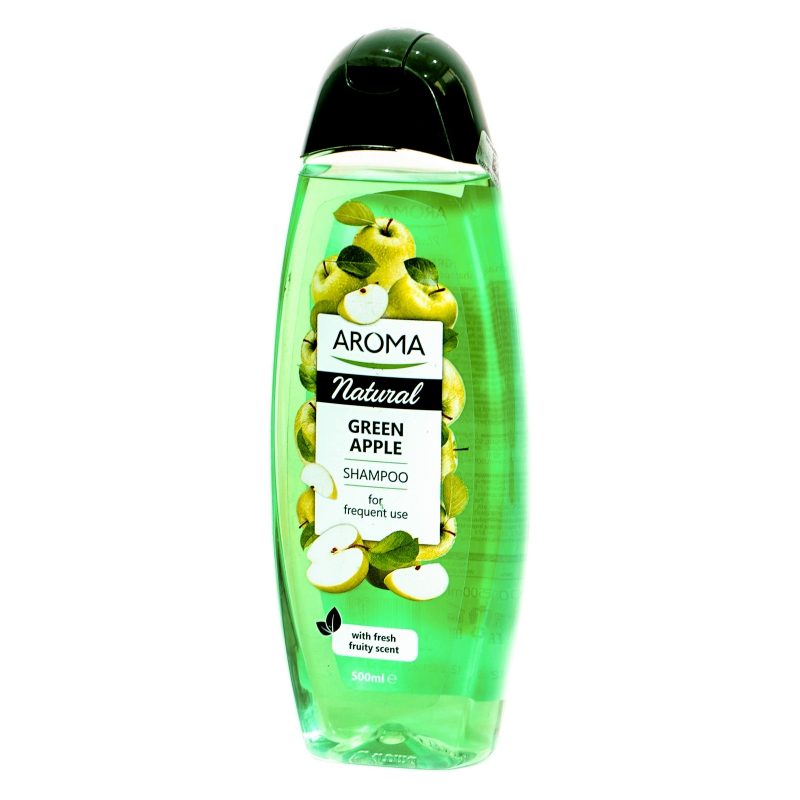 Շամպուն AROMA 500մլ Natural Green Apple