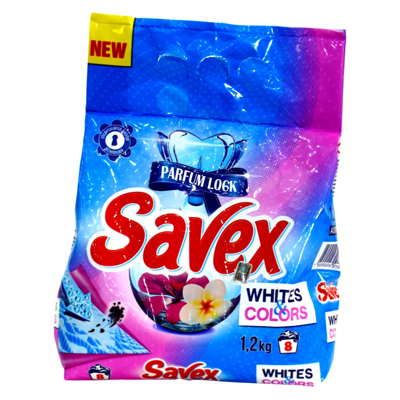 Լվ Փոշի Ավտոմատ Savex 1.2կգ Whites Col.