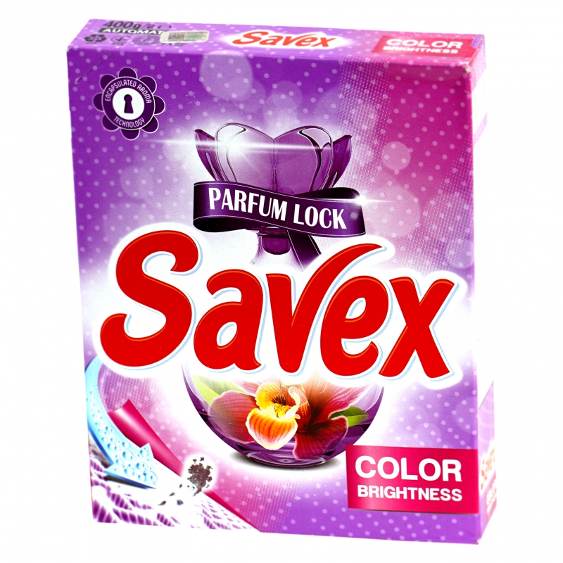 Լվ Փոշի Ավտոմատ Savex 400գ Color Brightness