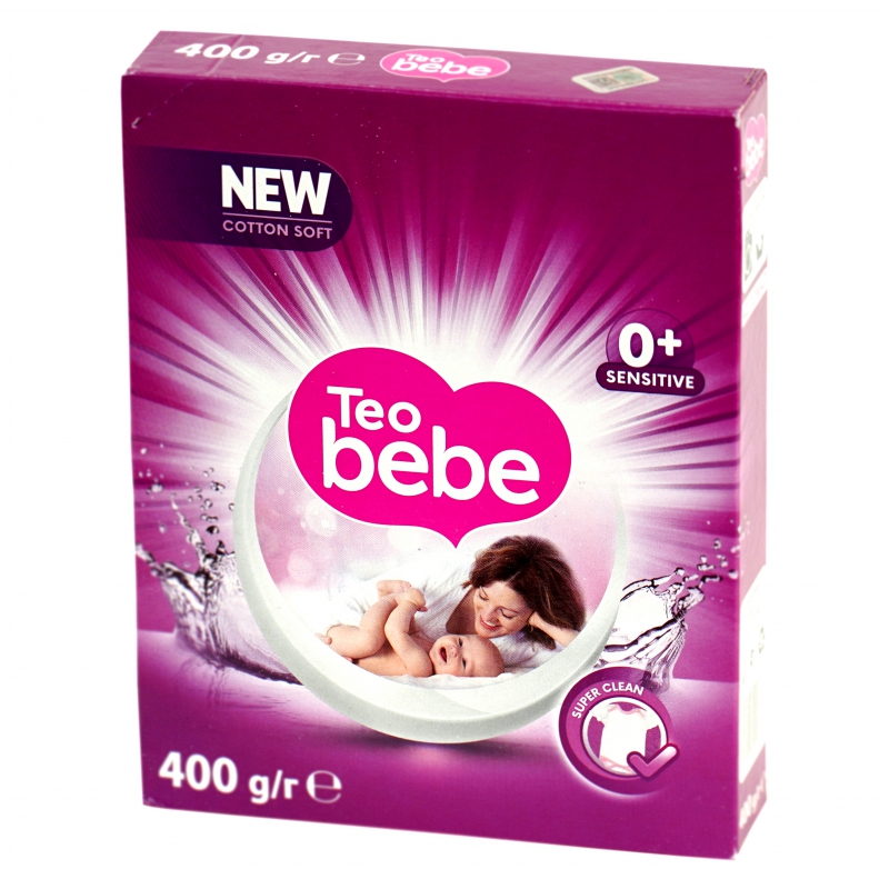 Լվ Փոշի Teo 400գ Bebe Cotton Soft Violet