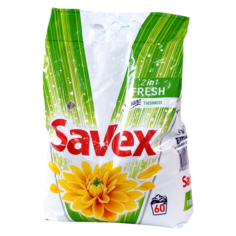Լվ Փոշի Ավտոմատ Savex 6կգ 2in1 Fresh Semana