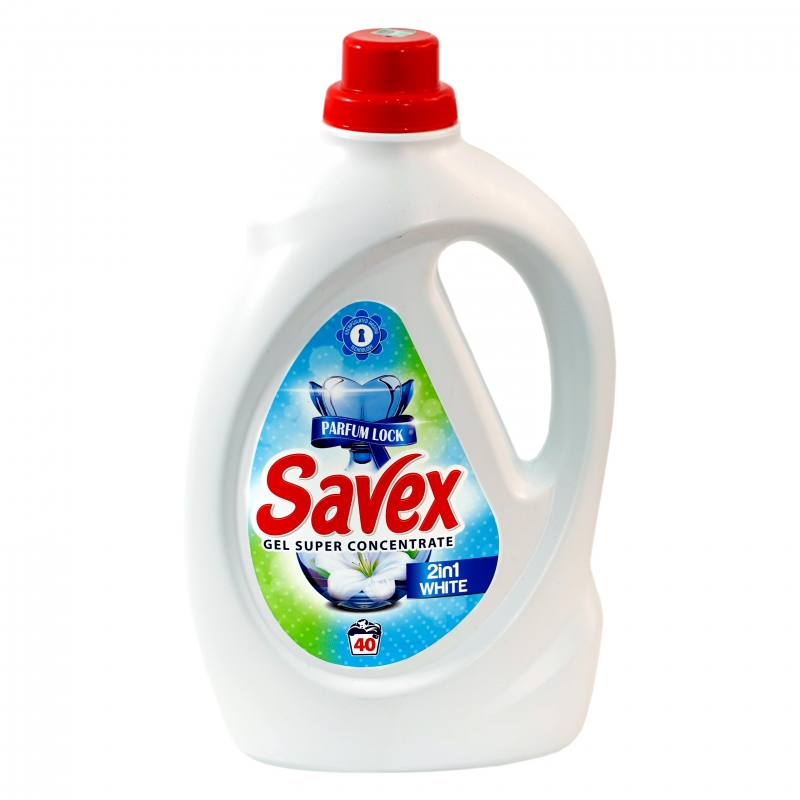 Հեղուկ Գել Լվացքի Savex 2.2լ 2in1 White