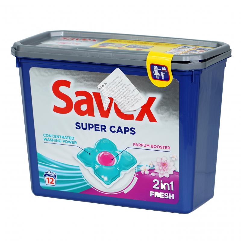 Հաբ Լվացքի Savex 297,6գ 12*24,8գ Fresh հատ