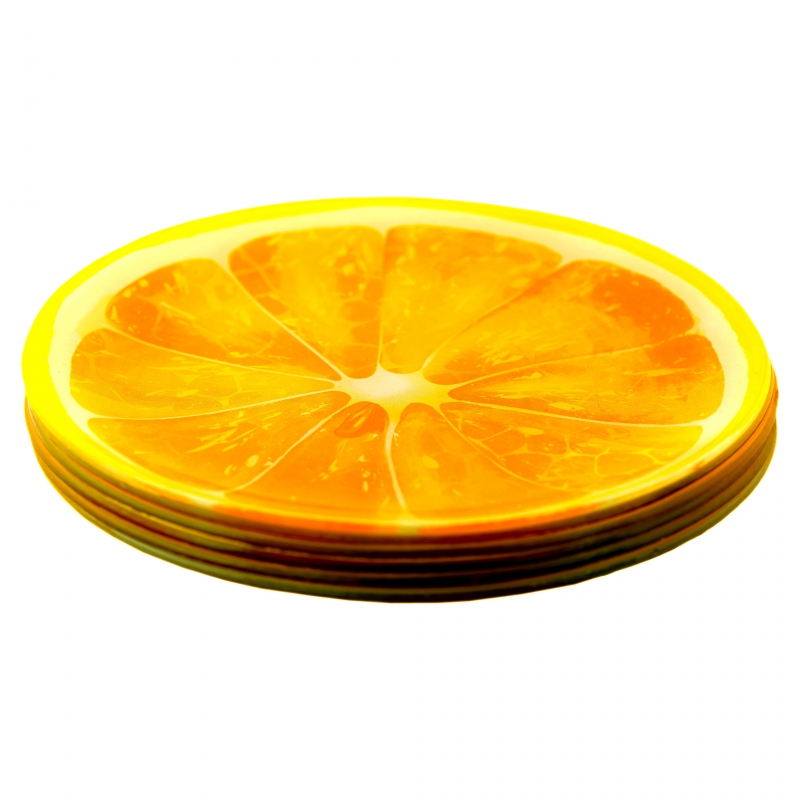 Ափսե Platinium Գունավոր R2-2/6 20*20 Դեղին