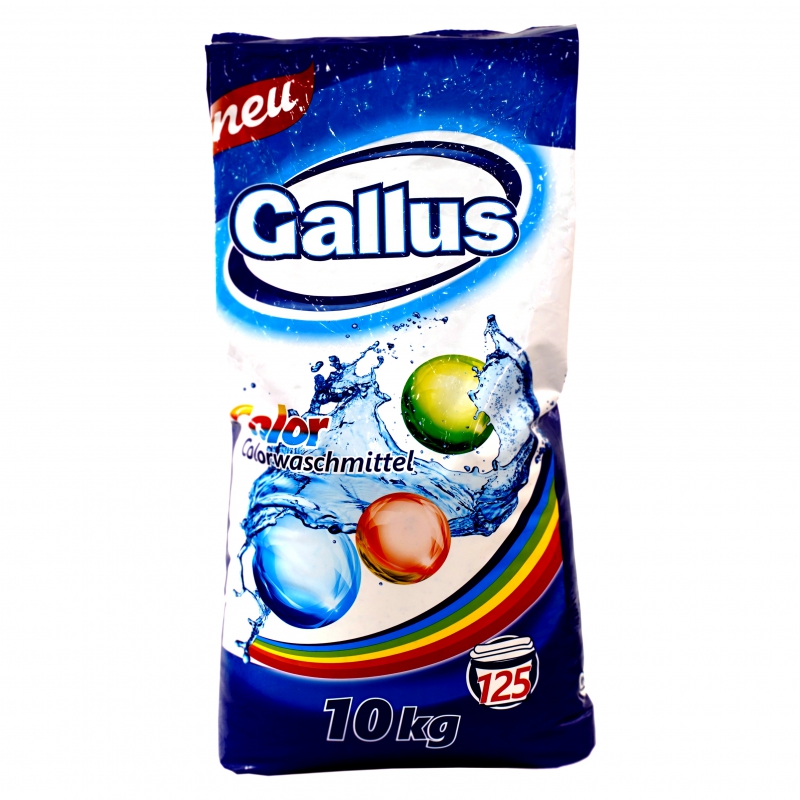 Լվ Փոշի Ավտոմատ Gallus 10կգ Color 125լվացք