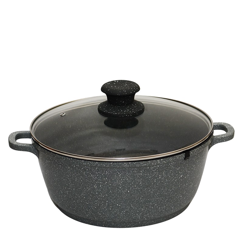 Կաթսա Platinium CAK-52340G գրանիտեպատ ալյումին 28սմ 5.8լ