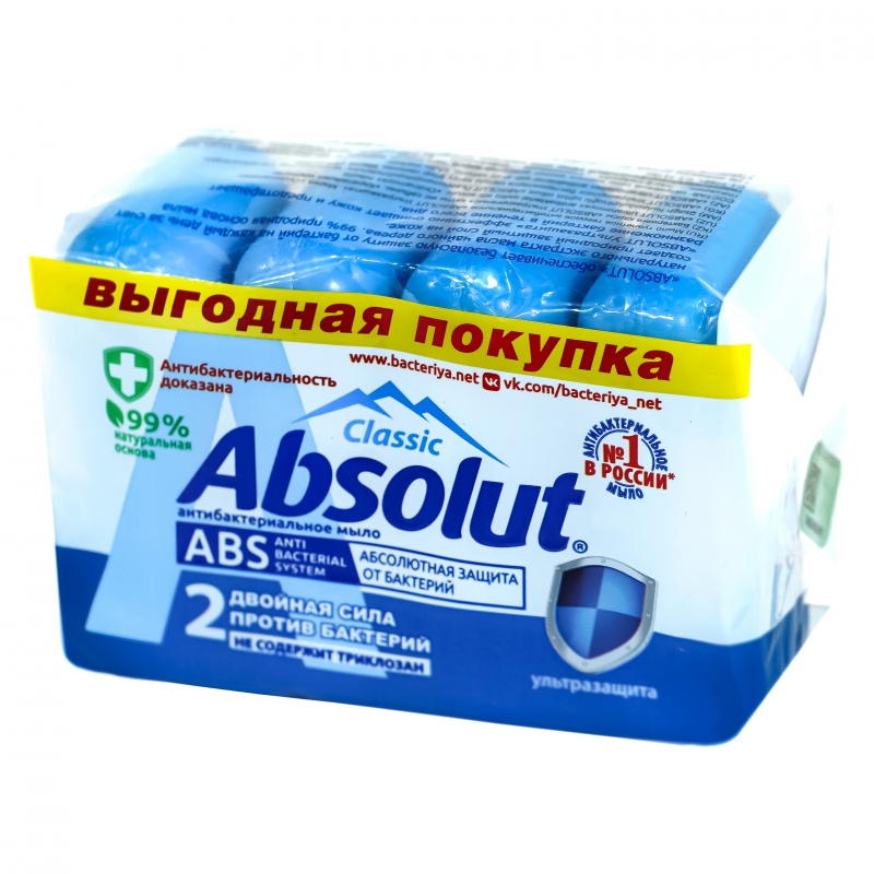 Օճառ Absolurt 300գ 4*75գ 4հտ