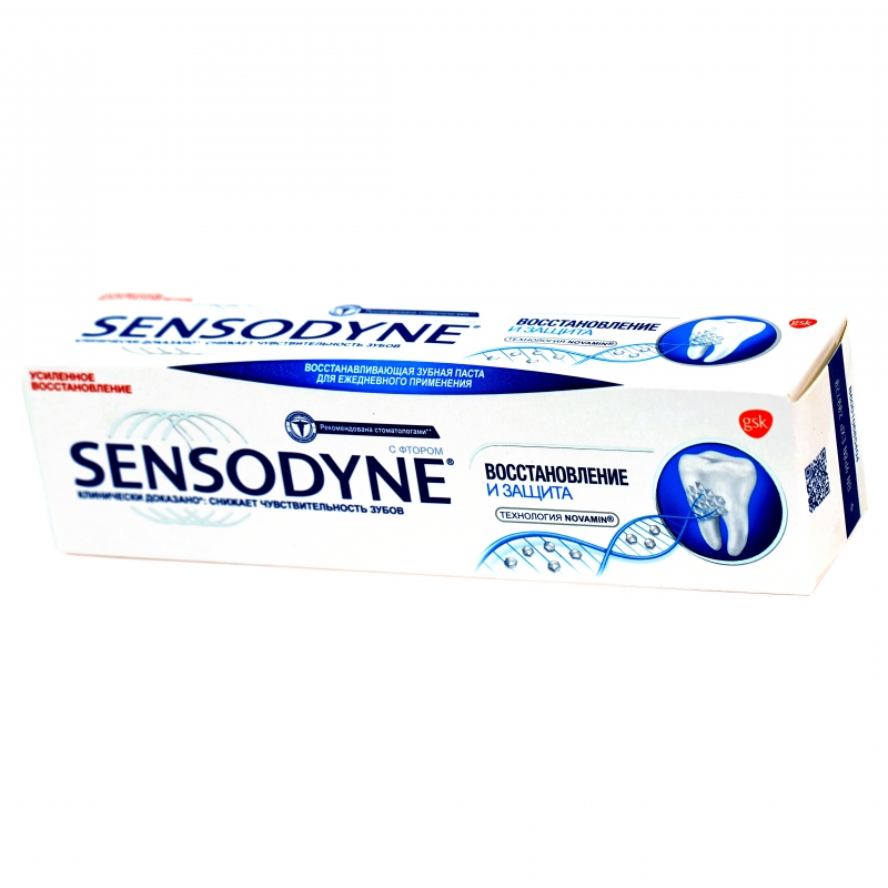 Մածուկ Ատամի Sensodyne 75մլ восстановление и защ.