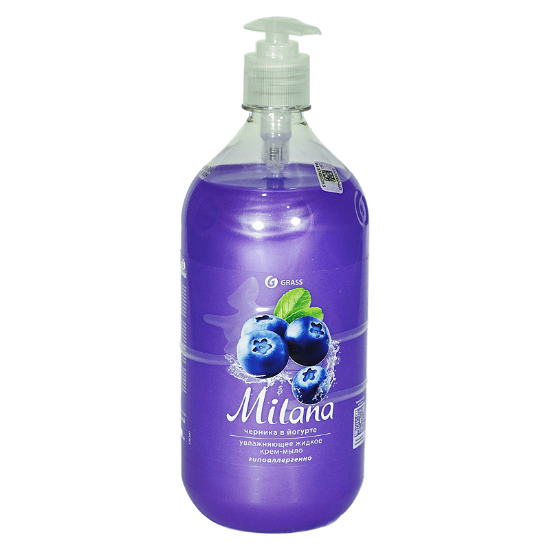 Հեղուկ օճառ Grass Milana «Հապալաս յոգուրտում» 1000մլ