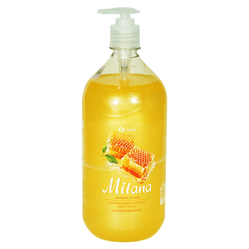 Հեղուկ օճառ Grass Milana «Կաթ և մեղր» 1000մլ