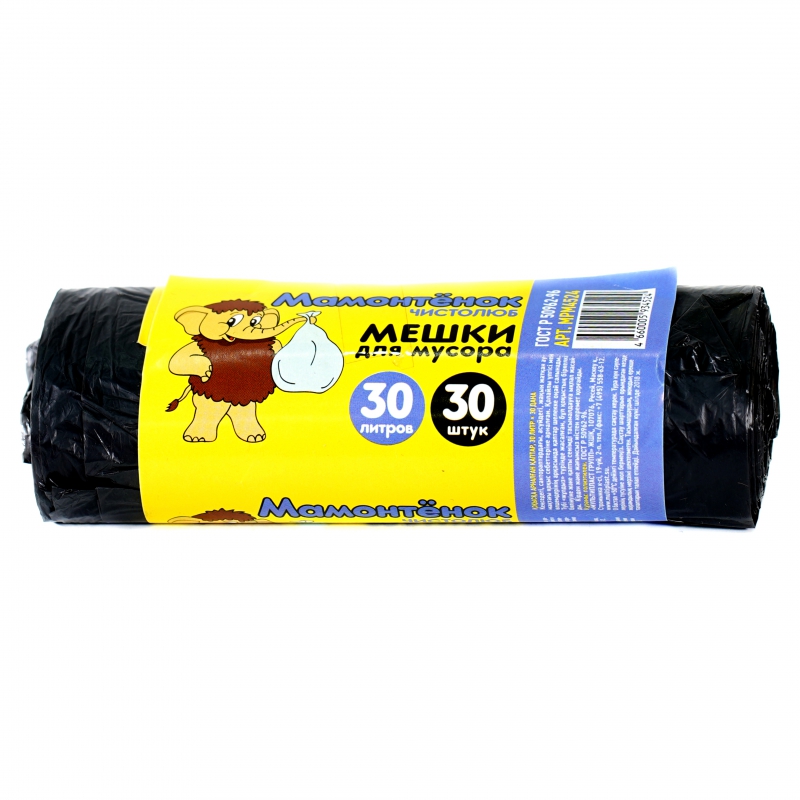 Տոպրակ Աղբի Мультипласт 30լ 30հտնց Мамонтенок