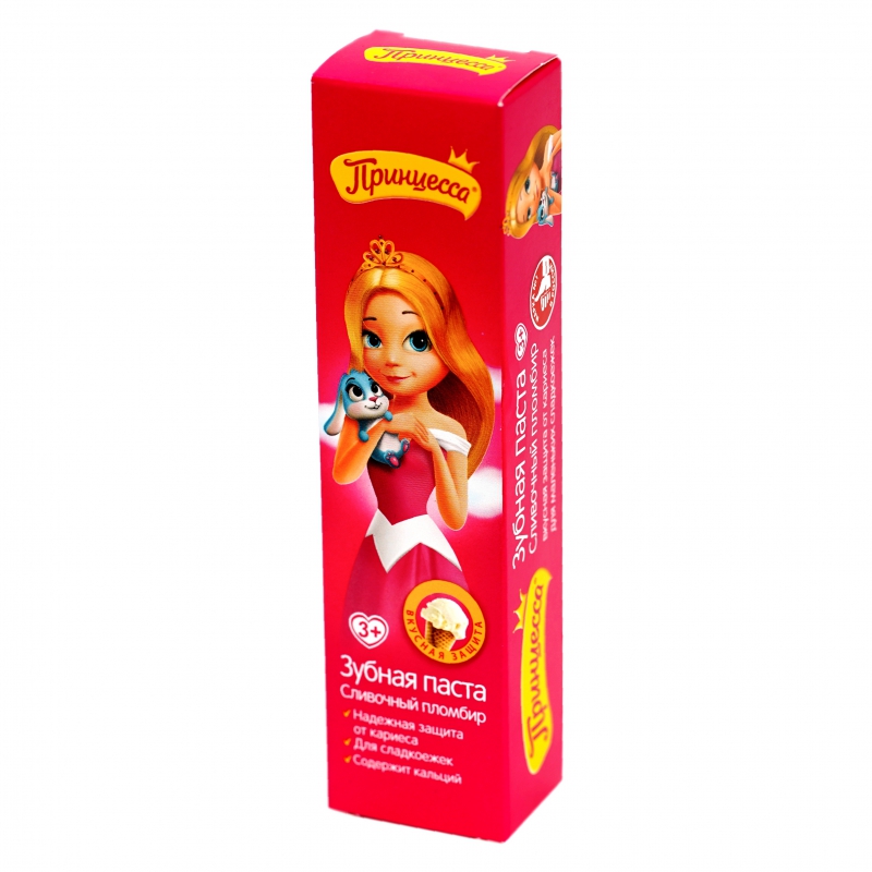 Մածուկ Ատամի Princess 50գ Сливочный Пломбир