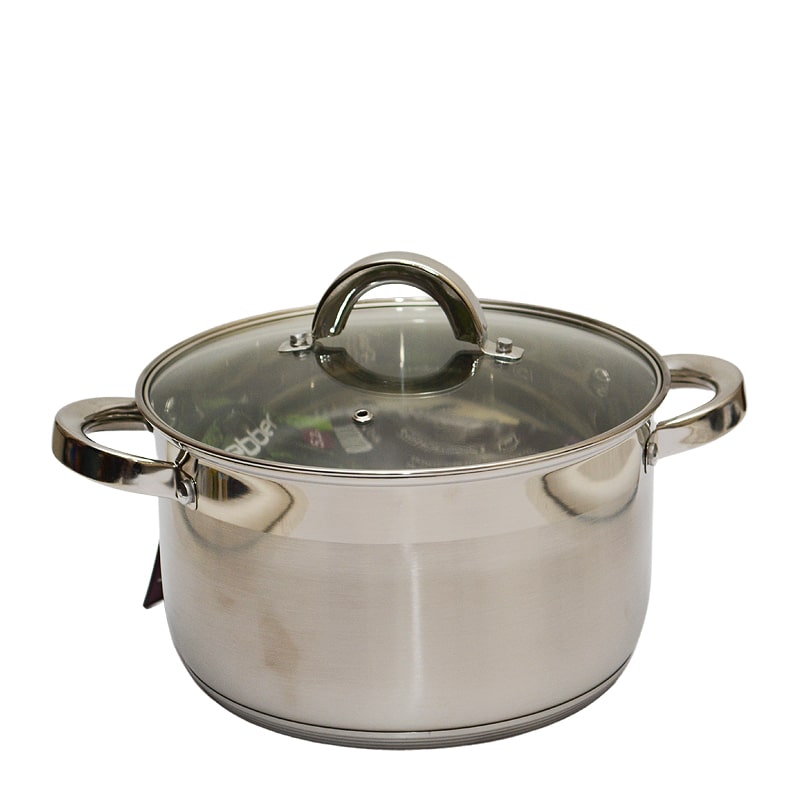 Կաթսա Webber BE-113/2 չժանգոտվող պողպատ 22սմ 5․2լ