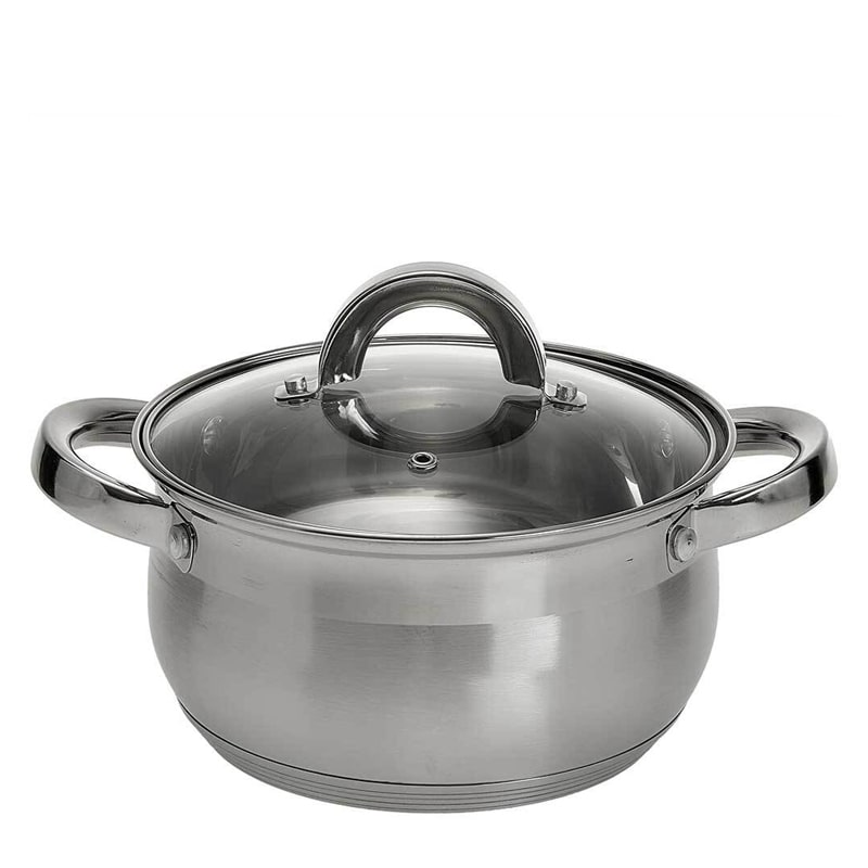 Կաթսա Webber BE-144/2 չժանգոտվող պողպատ 18սմ 2.5լ