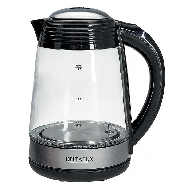 Էլեկտրական թեյնիկ Delta Lux DE-1009 ապակի 1.7լ