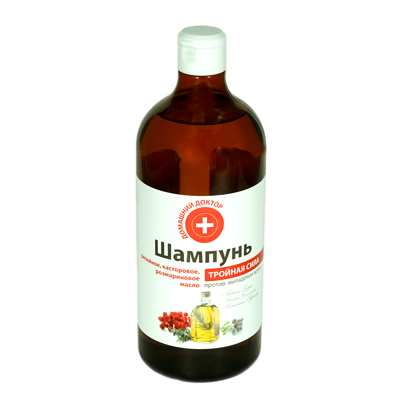 Շամպուն Домашний доктор «Եռակի ուժ մազաթափության դեմ» 1000մլ