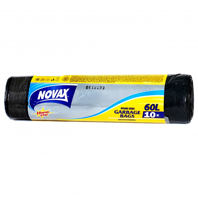 Տոպրակ Աղբի Novax 60լ 10հտնց NV9446
