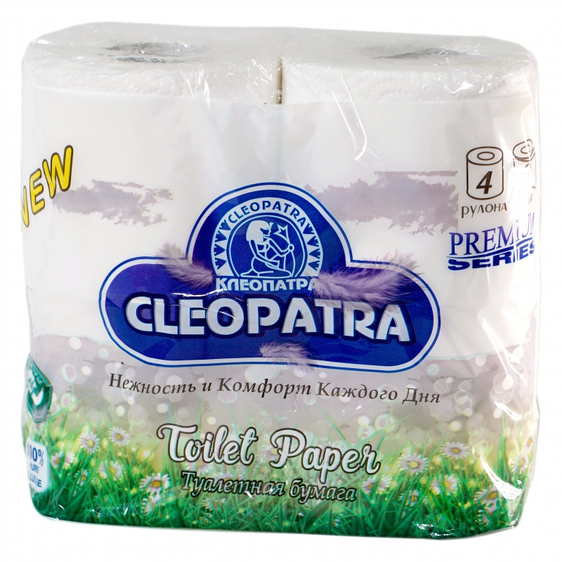 Թուղթ Զուգարանի Cleopatra 4հտ 3շ