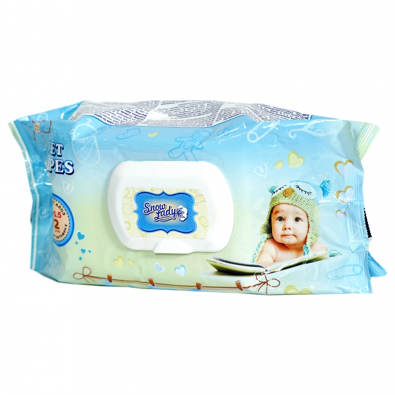 Թաց Անձեռոցիկ Snow Lady 72հտ Մն Կափ
