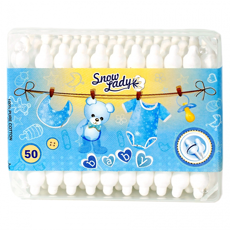 Փայտիկ Ականջի Մն Snow Lady 50հտ Ուղղանկյուն