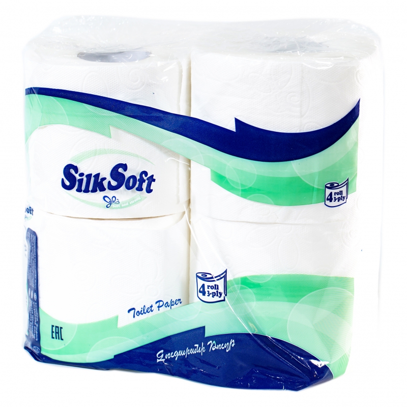 Թուղթ Զուգարանի Silk Soft 3շ 4հտ 0223 Կնչ