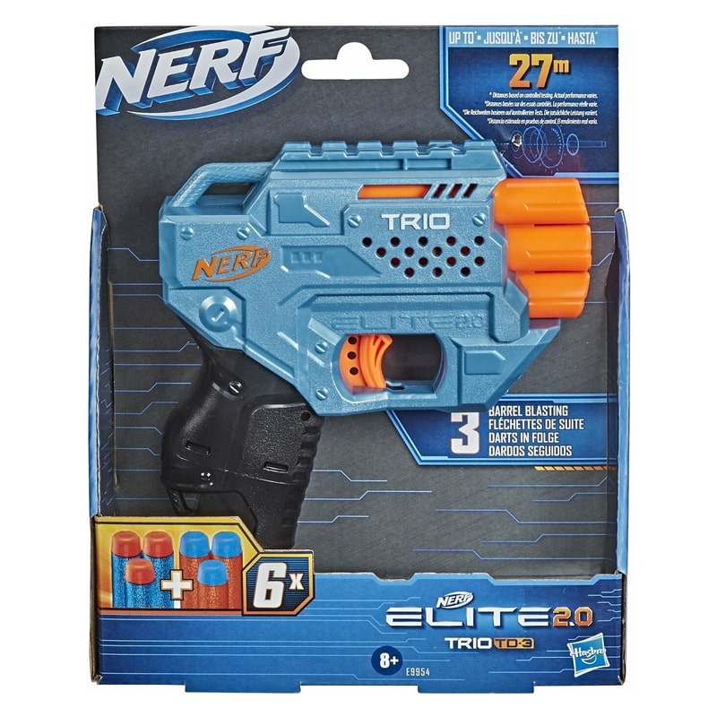 Բլաստեր NERF Elite 2.0 E9954 Trio 2.0 TD3 8+