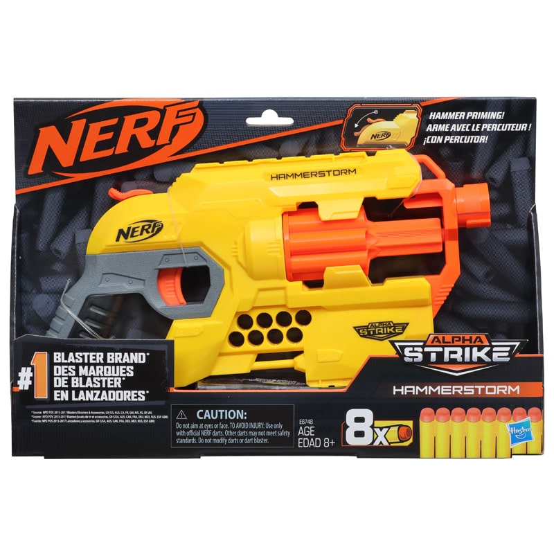 Բլաստեր NERF Alpha Strike E6748 Hammerstorm 8+