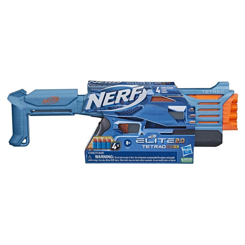 Բլաստեր NERF Elite 2.0 F5025 Tetrad QS4 8+