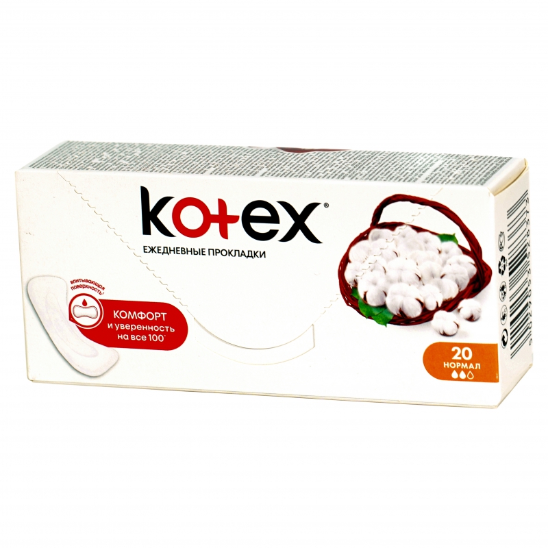 Միջադիր Kotex Ա/Օ 20 Нормал Բամբակ