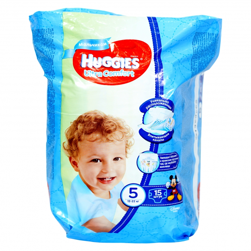 Տակդիր HUGGIES No5 12-22կգ Мальчикам